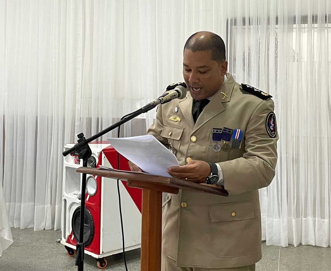 Camacã: Prefeito Paulo do Gás participa de solenidade da troca de comando da Polícia Militar
